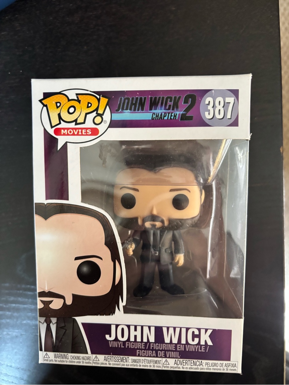 Funko Pop! Movies John Wick Chapter 2 Vinyl Figure Box - Purple and Black #387